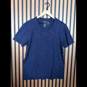 Outerknown S.E.A.T Shirt Large Men’s Blue Navy 100% Organic Cotton Casual Tee